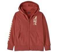 Patagonia - Kid's Full-Zip Hoody Sweatshirt - Training jacket size L, red