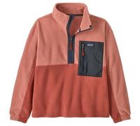 Patagonia - Kid's Microdini 1/2 Zip Pullover - Fleece jumper size M, red/pink