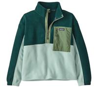 Patagonia / Children's fleece jacket K'S MICRODINI 1/2 ZIP P/O in Green 14 years