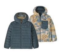 Patagonia - Kid's Reversible Down Sweater Hoody - Down jacket size M, blue