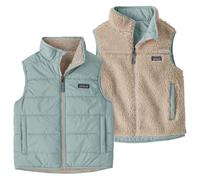 Patagonia - Kid's Reversible Ready Freddy Vest - Fleece vest size L, turquoise