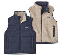 Patagonia - Kid's Reversible Ready Freddy Vest - Fleece vest size S, blue