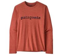 Patagonia - L/S Cap Cool Daily Graphic Shirt - Sport shirt size M, red