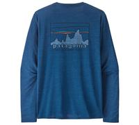 Patagonia - L/S Cap Cool Daily Graphic Shirt - Sport shirt size S, blue