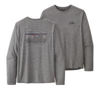 Patagonia - L/S Cap Cool Daily Graphic Shirt - Sport shirt size XXL, grey