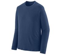 Patagonia - L/S Cap Cool Merino Shirt - Merino shirt size L, blue