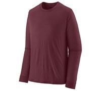 Patagonia - L/S Cap Cool Merino Shirt - Merino shirt size L, red