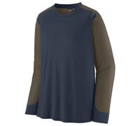 Patagonia - L/S Dirt Craft Jersey - Cycling jersey size M, blue