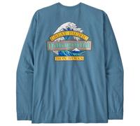 Patagonia - L/S Great Waves Responsibili-Tee - Longsleeve size S, blue