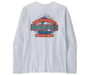 Patagonia - L/S Great Waves Responsibili-Tee - Longsleeve size XL, grey