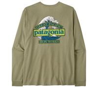 Patagonia - L/S Great Waves Responsibili-Tee - Longsleeve size XXL, olive