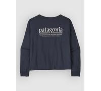 Patagonia - Women's L/S Hut Tripper Easy Cut T-Shirt - Longsleeve size M, blue