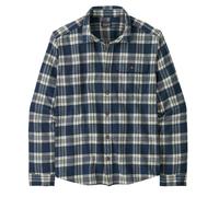 Patagonia - Organic Cotton Shirt - M's L/S LW Fjord Flannel Shirt Base Camp New Navy for Men - Size L Navy