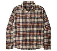 Patagonia - L/S LW Fjord Flannel Shirt - Shirt size M, brown