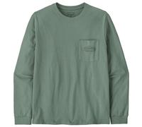 Patagonia - L/S MW '95 Oval Logo Pocket Tee - Longsleeve size XS, green