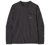 Patagonia - L/S MW '95 Oval Logo Pocket Tee - Longsleeve size XS, grey