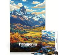 Patagonia Landscape Art for Adults 1000 Piece Jigsaw Puzzle Memory Boost Leisure Activity Clean Edges Great Gift size 38x26cm