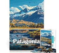 Patagonia Landscape Jigsaw Puzzle for Adults 1000 Pieces Boost Recall Leisure Fun Accurate Edge Lovely Present (50x75cm)