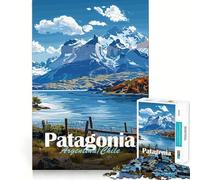 Patagonia Landscape Jigsaw Puzzles for Adults1000 Pieces Strengthen Memory Home Pastime Clean Edge Elegant Gift (50x75cm)