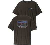 Patagonia - Lightweight, breathable hiking T-shirt - M's Cap Cool Daily Shirt '73 Skyline Black for Men in Recycled Polyester - Size L Black L