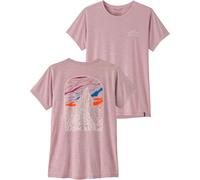 Patagonia - Lightweight, breathable hiking T-shirt - W's Cap Cool Daily Shirt Cloud Crag Quiet Violet for Women in Recycled Polyester - Size XS - Purple Purple XS