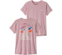 Patagonia - Lightweight, breathable hiking T-shirt - W's Cap Cool Daily Shirt Cloud Crag Quiet Violet for Women in Recycled Polyester - Size M - Purple Purple M