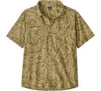 Patagonia - Lightweight, breathable shirt made from hemp and organic cotton - M's Back Step Shirt Earthen Weathered Stone for Men - Size S - Green Green S