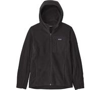 Patagonia - Lightweight, breathable zip-up fleece - K's R1 Air Full-Zip Hoody Black in Recycled Polyester - Kid Size S Black S