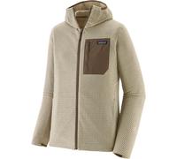 Patagonia - Lightweight, breathable zipped fleece - M's R1 Air Full-Zip Hoody Pelican for Men in Recycled Polyester - Size L - Beige Beige L