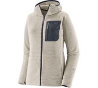 Patagonia - Lightweight, breathable zipped fleece - W's R1 Air Full-Zip Hoody Birch White for Women in Recycled Polyester - Size L - Beige Beige L