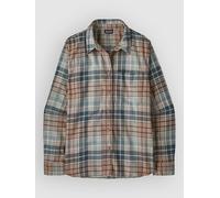 Patagonia - Women's LW Fjord Flannel Shirt - Shirt size M, grey