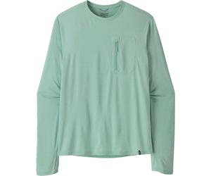 Patagonia - Lightweight hiking T-shirt with long sleeves and quick-drying fabric - M's L/S Cap Cool Sun Shirt Thermal Blue Thin Ice X-Dye for Men in Recycled Polyester - Size L Blue L