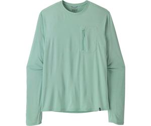 Patagonia - Lightweight hiking T-shirt with long sleeves and quick-drying fabric - M's L/S Cap Cool Sun Shirt Thermal Blue Thin Ice X-Dye for Men in Recycled Polyester - Size M Blue M