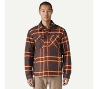 Patagonia Lightweight Insulated Fjord Flannel Shirt Ashore Old Growth Green