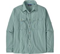 Patagonia - Lightweight, quick-drying shirt - M's L/S Self Guided Sun Shirt Blue Sage for Men in Recycled Polyester - Size L Blue L