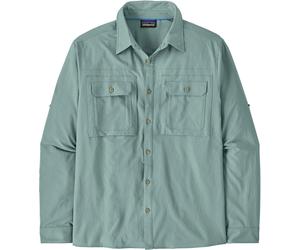 Patagonia - Lightweight, quick-drying shirt - M's L/S Self Guided Sun Shirt Blue Sage for Men in Recycled Polyester - Size M Blue M