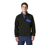 Patagonia Lightweight Synchilla Snap-T Fleece Men's Pullover | UK L in Black/P6 Blue