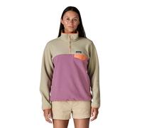 Patagonia Lightweight Synchilla Snap-T Fleece Women's Pullover | UK L in Light Violet