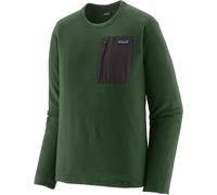 Patagonia - Long-sleeved fleece - M's R1 Air Crew Treeline Green for Men - Size M Green M