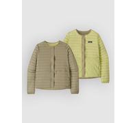 Patagonia Lw Reversible Down Sweater Cardigan weathered stone M
