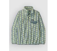 Patagonia LW Synch Snap-T Half-Zip Fleece Sweater blue sage S