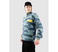 Patagonia LW Synch Snap-T Half-Zip Fleece Sweater wetland blue S
