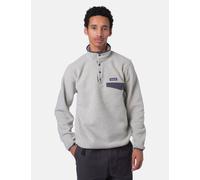 Patagonia LW Synchilla Snap-T Fleece - Oatmeal Heather w/Smolder Blue - Blue / S