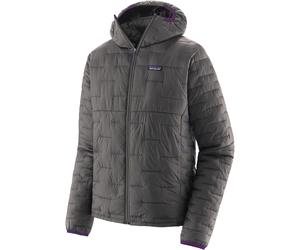 Patagonia - Men's compressible down jacket - M's Micro Puff Hoody Forge Grey for Men in Nylon - Size M Grey M