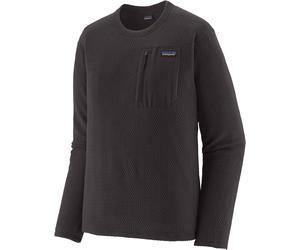 Patagonia - Men's long-sleeved jersey - M's R1 Air Crew Black for Men - Size L Black L