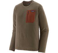 Patagonia - Men's long-sleeved jersey - M's R1 Air Crew Marlow Brown for Men - Size 49,5-52 Brown 49.5-52