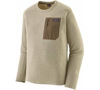 Patagonia - Men's long-sleeved jersey - M's R1 Air Crew Pelican for Men - Size S - Beige Beige S