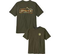 Patagonia - Men's recycled cotton T-shirt - M's Unity Fitz Responsibili-Tee Basin Green for Men in Recycled Polyester - Size XL Green XL