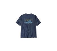 Patagonia - 73 Skyline Organic T-Shirt - T-shirt size M, blue