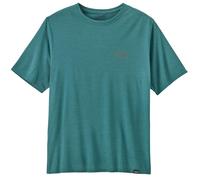 Patagonia Men's Capilene Cool Daily Graphic Shirt (Wetland Blue X-Dye)